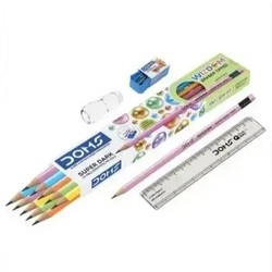 DOMS WIZDOM ERASER TIPPED PENCILS Set of 10 